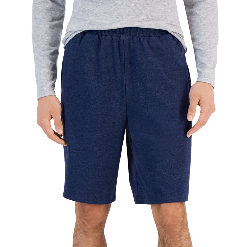 Ideology Mens Big & Tall Knit Pull Shorts Navy Blue Sweatshorts 3XLT