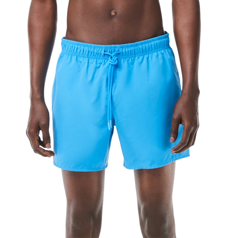 Lacoste Men's Light Quick Dry Swim Shorts Blue Medium