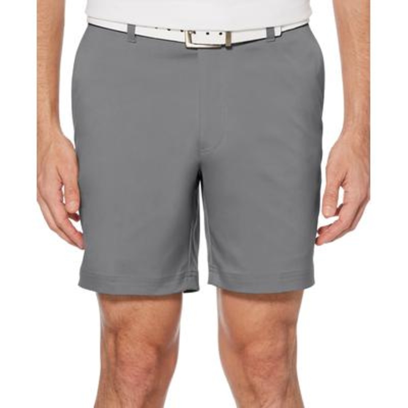 Pga Tour Men's 7" Flat Front Golf Shorts Grey 40 Waist