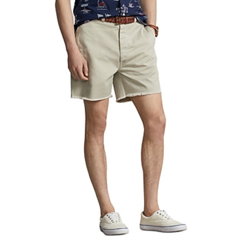 Polo Ralph Lauren Mens Burroughs Relaxed Fit 6" Chino Shorts Surplus Khaki 36