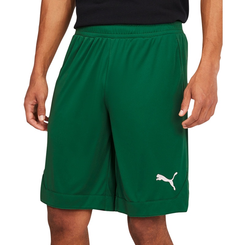 PUMA Men's Active Logo 8'' Shorts Green Medium
