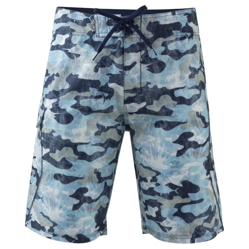 Salt Life Men's Board Shorts Into the Abyss Blue 42"