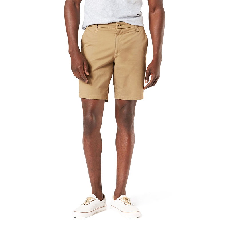 Dockers Men's Big and Tall Ultimate 9.5" Shorts Khaki 50"