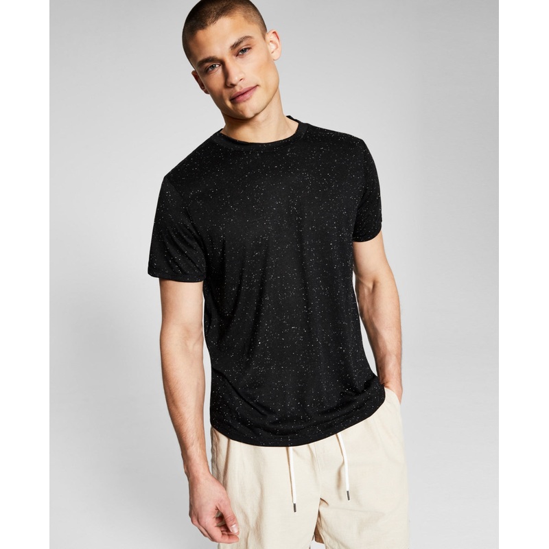 And Now This Men's Speckle T Shirt Black Small
