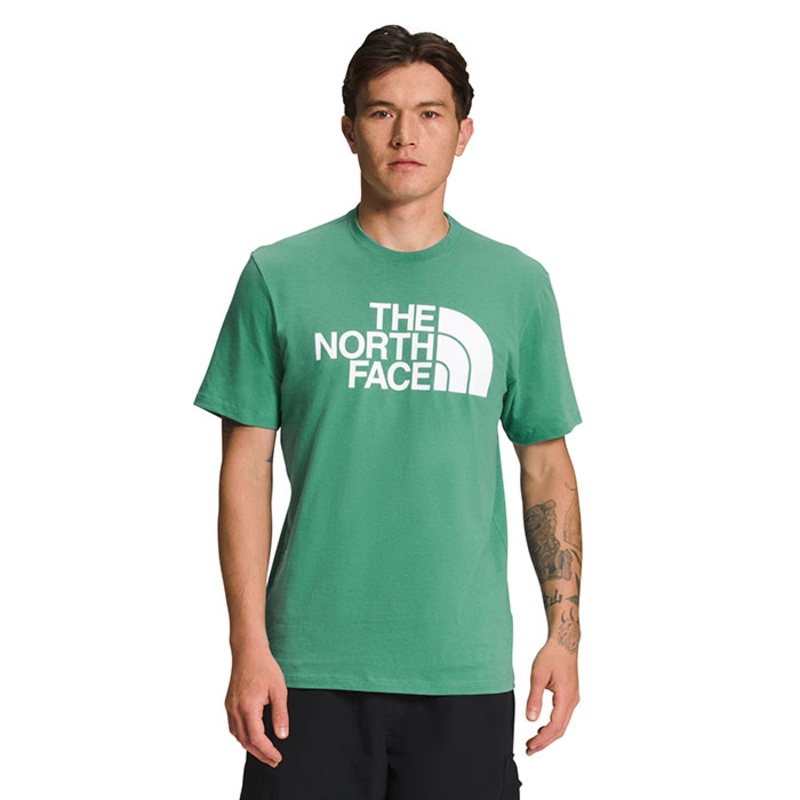 The North Face Men's Half Dome Short Sleeve Logo T Shirt Green XL