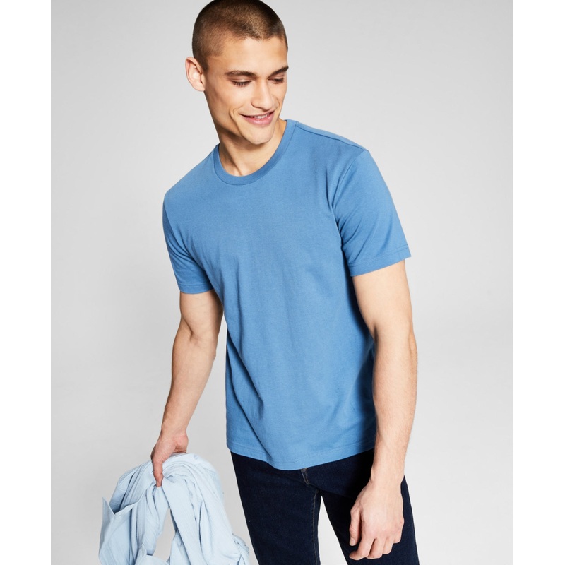 And Now This Men's Short Sleeve Crewneck  T Shirt Copen Blue Small