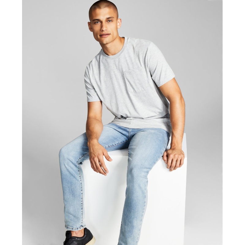 And Now This Mens Crewneck Short Sleeve T Shirt Light Grey XXL