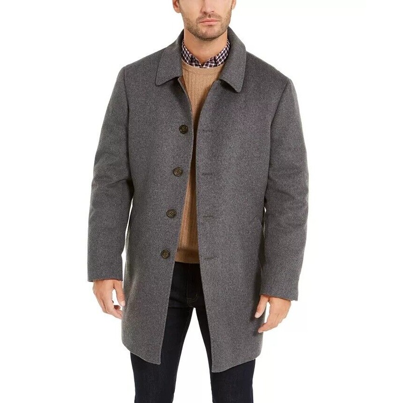 Lauren Ralph Lauren Men's Classic-Fit Ladd Tech Down Filled Coat 36R Grey