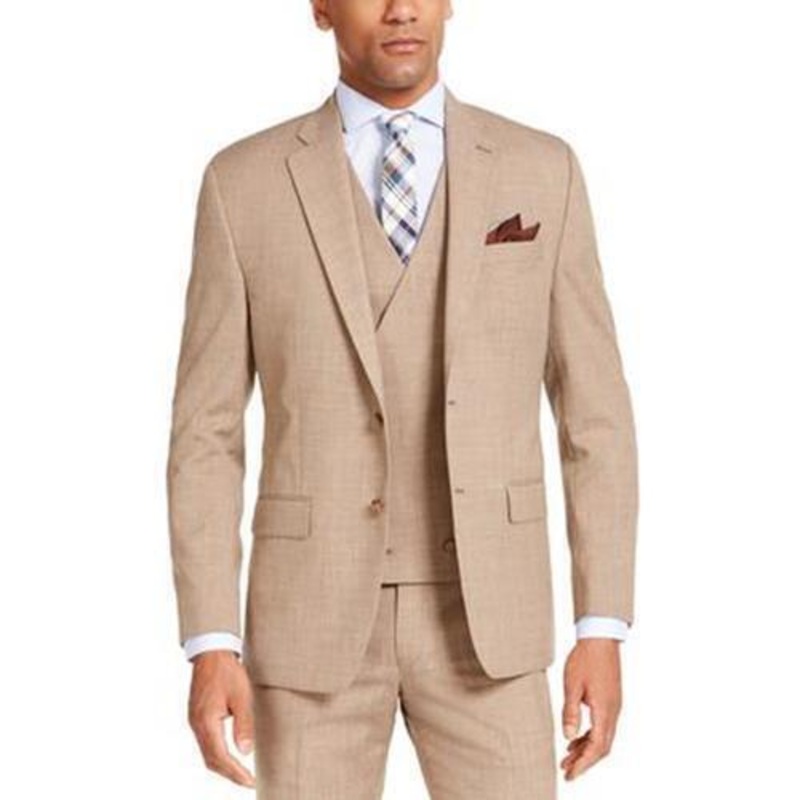 Lauren Ralph Lauren Mens Classic Fit Sport Coat Jacket 42S Tan