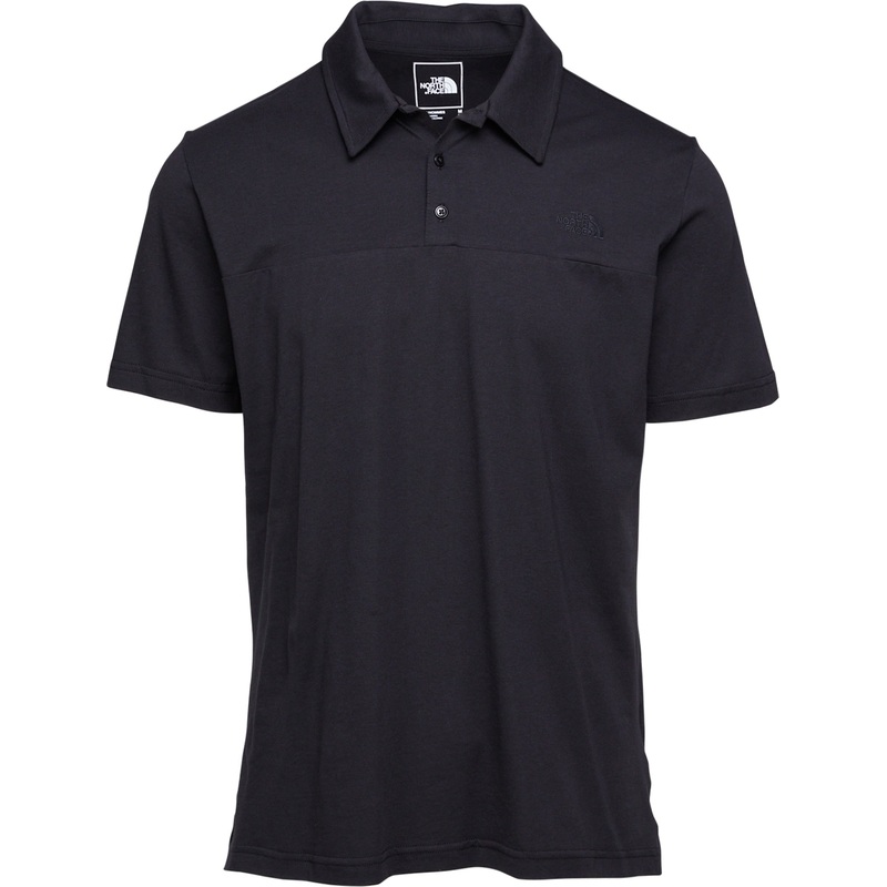 The North Face Men's Terrain Short Sleeve Polo Shirt Black Large