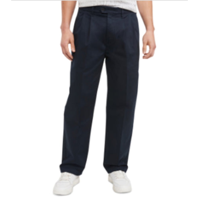 Tommy Hilfiger Men's New School Prep Pleated Chino Pants Desert Sky Blue 32 x 30