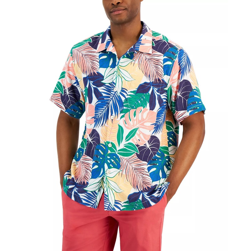 Tommy Bahama Men's Garden Grove Shirt XL Floral Hawaiian Continental