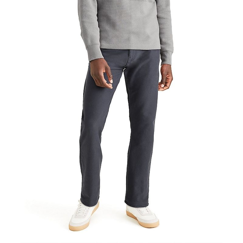Dockers Men's Big & Tall Straight Fit Smart 360 Knit Jean Cut Pants Blue 46 X 29
