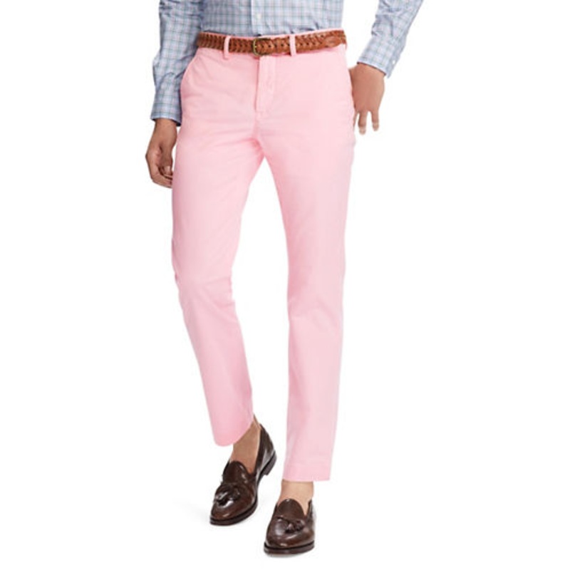 Polo Ralph Lauren Stretch Straight Fit Chino Pants Carmel Pink 40 x 32