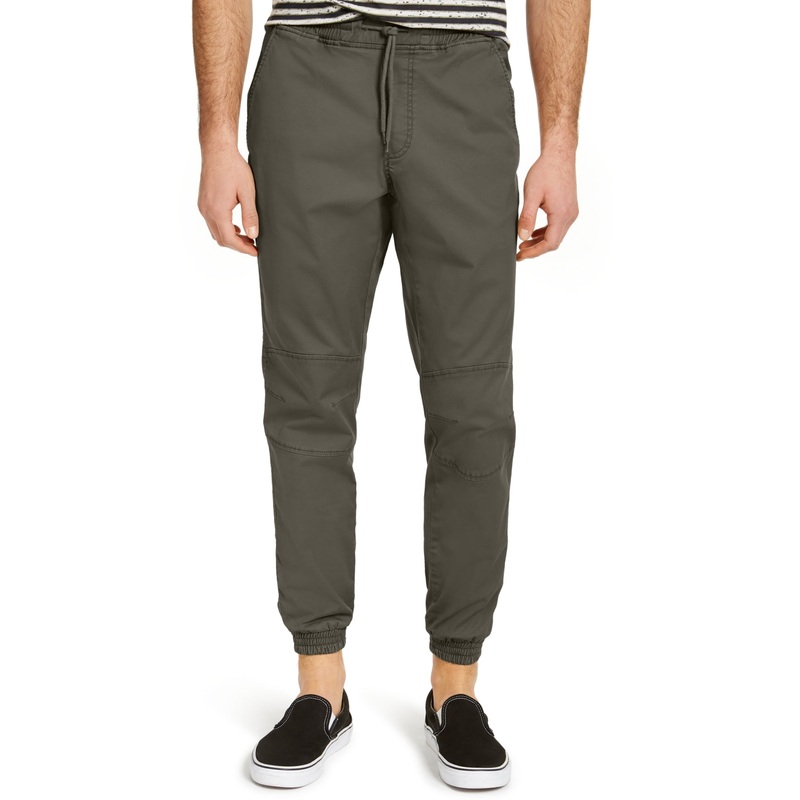 Sun + Stone Men's Articulated Jogger Pants Olive Green XXL