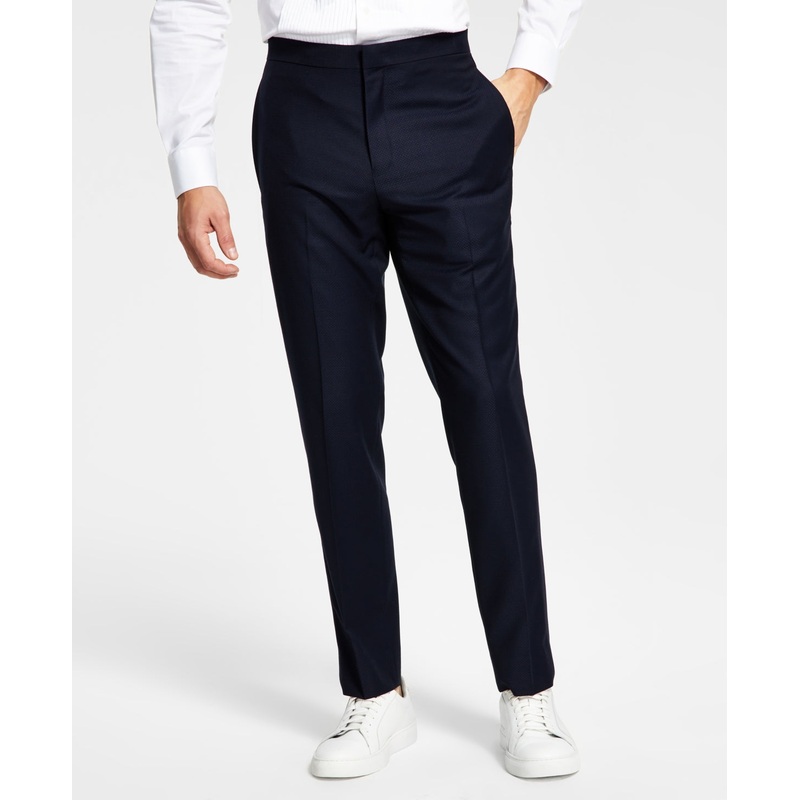 Alfani Men's Slim Fit Navy Tuxedo Dress Pants 34 x 30