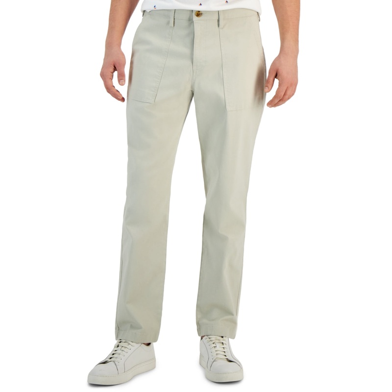 Club Room Men's Classic Fit Solid Chore Pants Beige 32 x 30