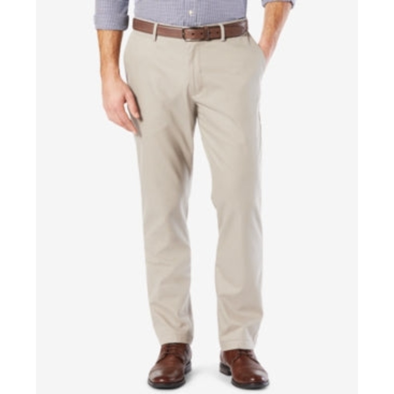 Dockers Men's Athletic Fit Signature Khaki Stretch Pants LIght Beige 32 x 32