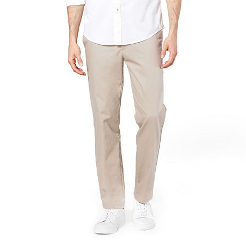 Dockers Men's Signature Fit Slim Taper Khaki Pants Cloud White 29 x 30