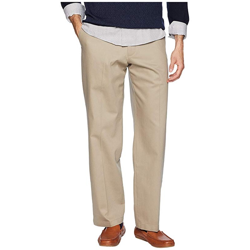 Dockers Men's  Signature Khakis Relaxed Fit Pants Beige Tan 40 X 34