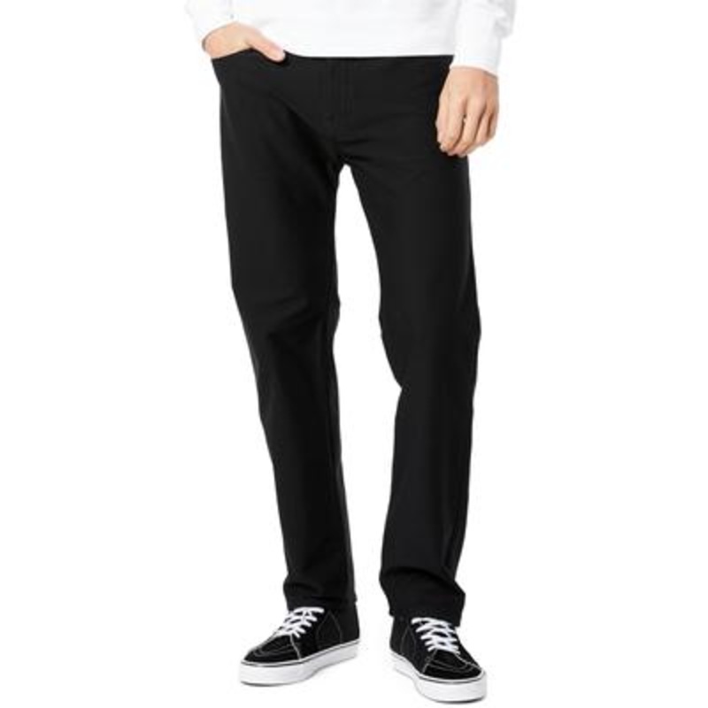 Dockers Men's Straight-Fit Comfort Knit Jean-Cut Pants 34 x 34 Navy Blue