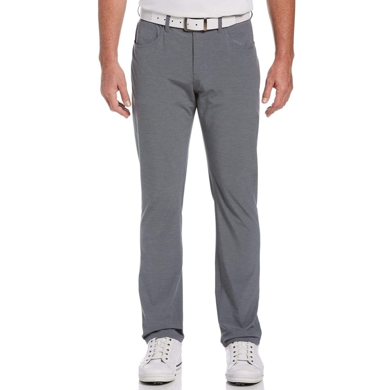 Pga Tour Men's 4 Way Stretch Pants 40 x 30 Dark Grey Heather