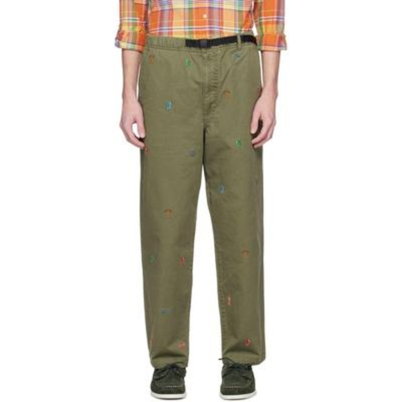 Polo Ralph Lauren Men's Relaxed Fit Army Green Khaki Pants XL