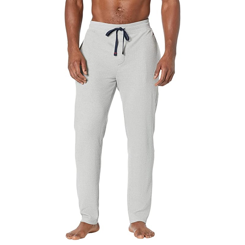 Tommy Hilfiger Mens Waffle Thermal Lounge Pants Gray Medium