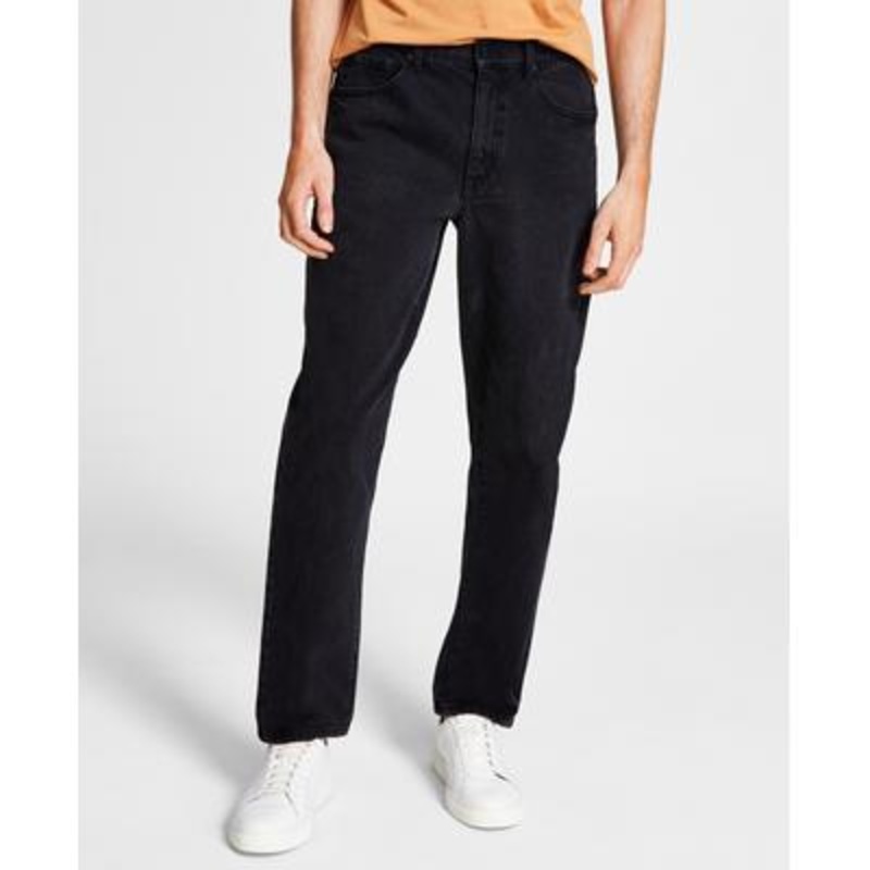 And Now This Men's Nolans Relaxed Tapered Fit Jeans Nolans Black 34 Waist