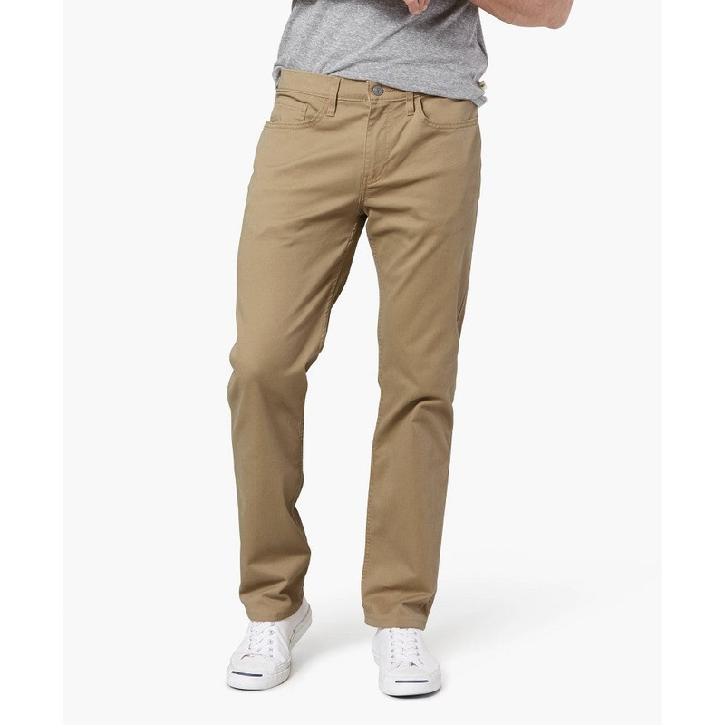 Dockers Jean Cut Pants Straight Fit Khaki Brown 38 X 30