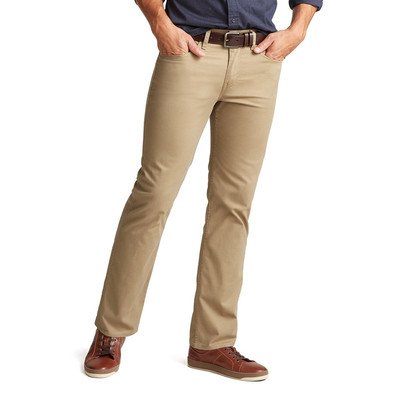 Dockers Men's Jean Cut Straight Fit  Tech Khaki Pants Beige 36 x 32