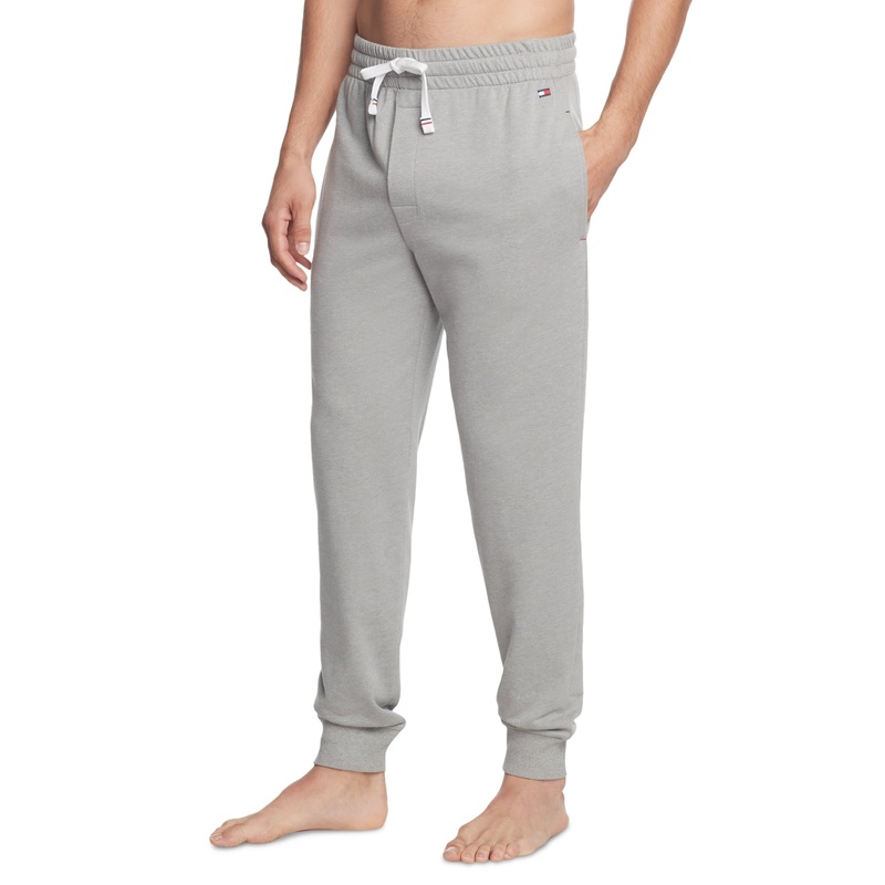 Tommy Hilfiger Men's Terry Lounge Jogger Sweatpants Grey XL