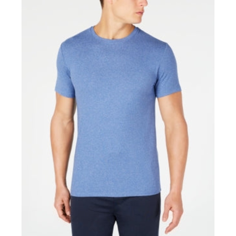 32 Degrees Men's Cool Soft Light Weight Crewneck Sleep T Shirt Royal Blue Large