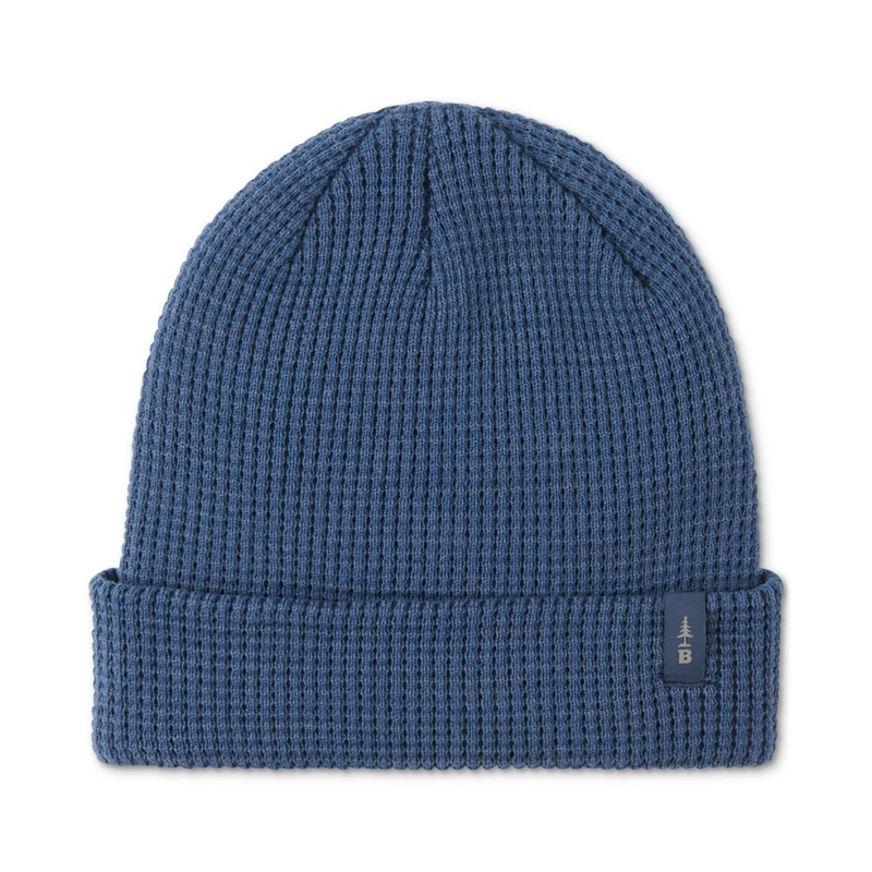 Bass Outdoor Men's Waffle Knit Beanie Hat Blue