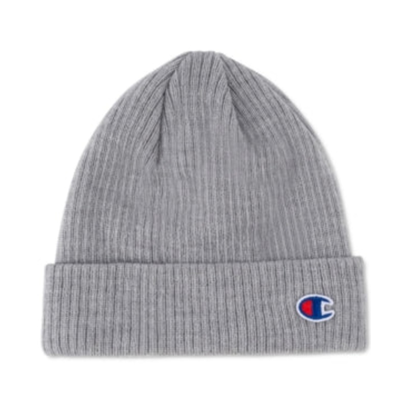 Champion Men's Logo Beanie Hat Oxford Grey