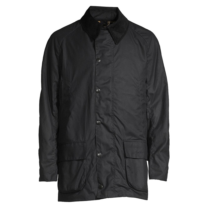 Barbour Heritage Men's Ashby Wax Jacket - Black - S