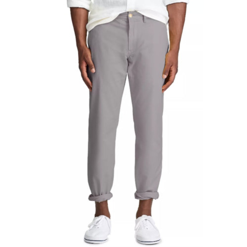 Polo Ralph Lauren Mens Stretch Bedford Chino Pants Perfect Grey 32 x 32