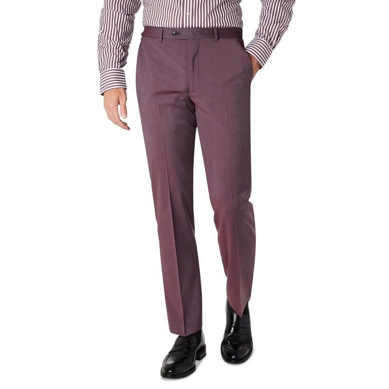 Sean John Men's Classic-Fit Suit Separate Pants Purple 38 x 34