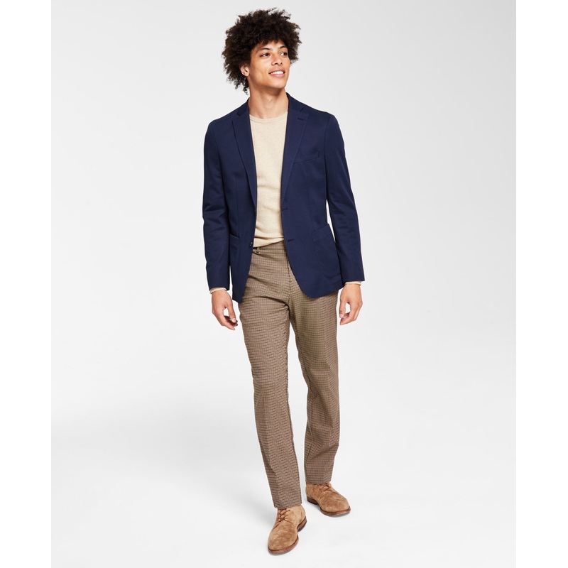 Bar Iii Mens Slim Fit Navy Blazer 38S Sport Coat