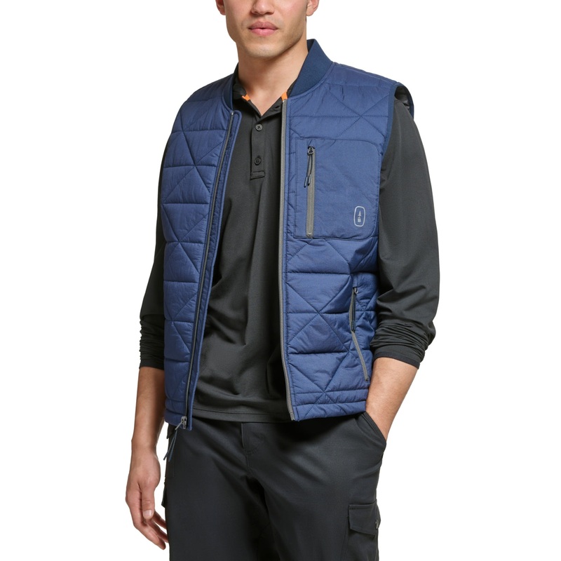 Bass Outdoor Men's Packable Liner Vest Small Navy Blue