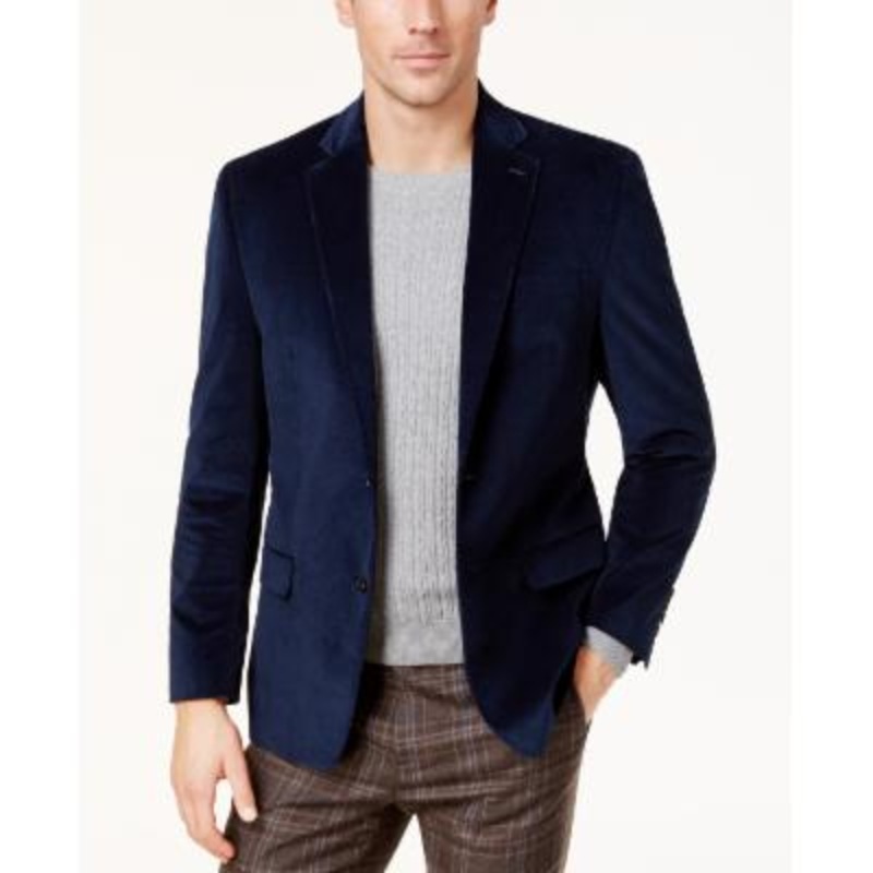 Lauren Ralph Lauren Classic Fit Corduroy Sport Coat Dark Teal Blue 40R