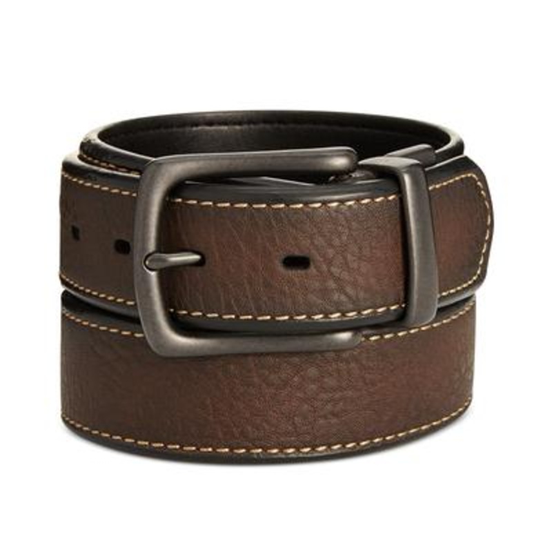 Levi's Men's Pebbled Reversible Belt Brown Black 32