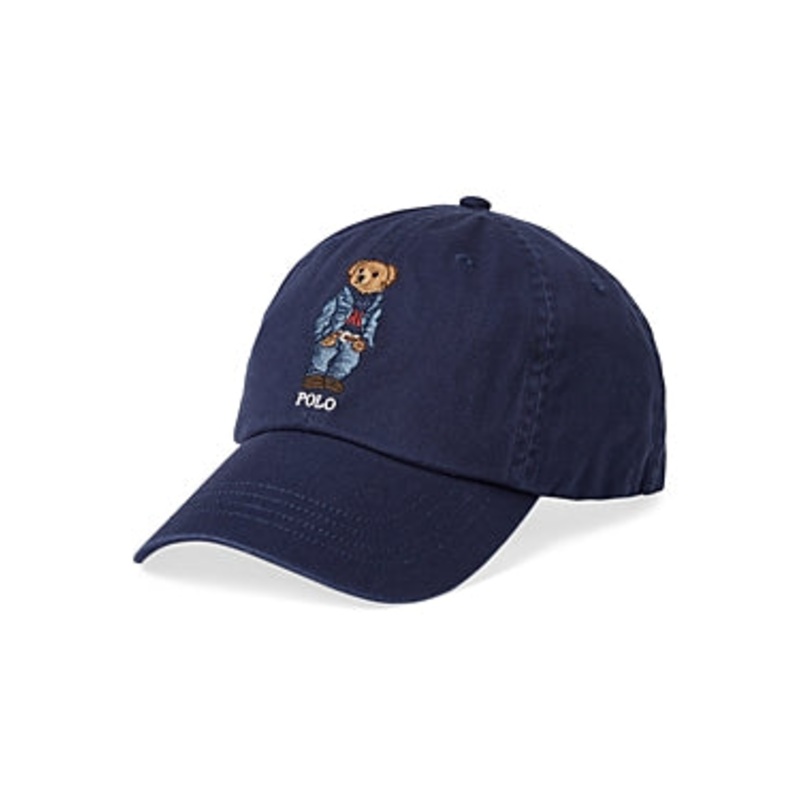 Polo Ralph Lauren Polo Bear Twill Ball Cap Newport Navy Blue Baseball Hat