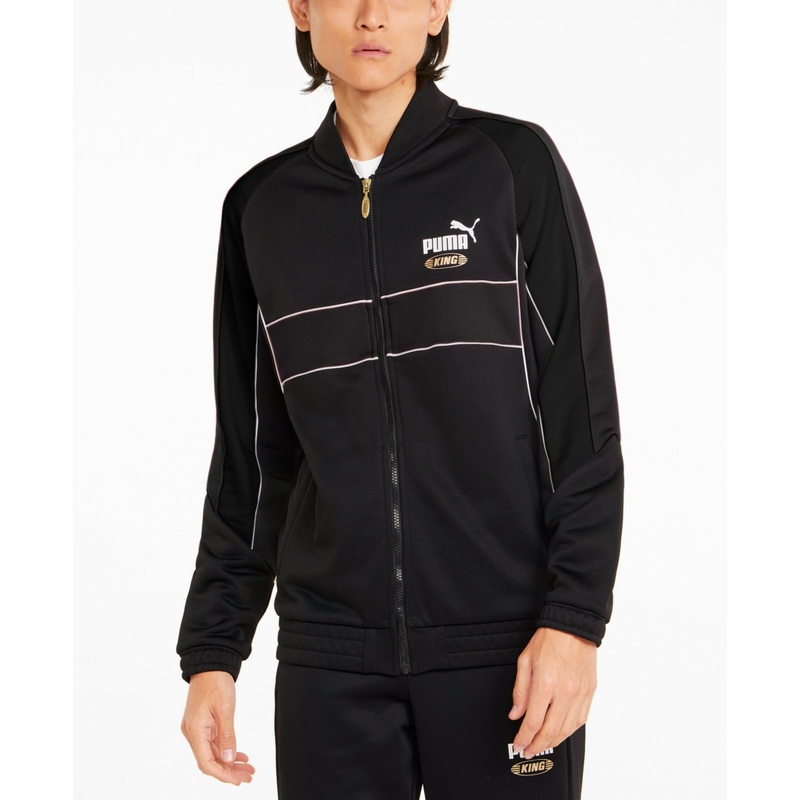Puma Men's King Soccer Full Zip Track Jacket Large Black
