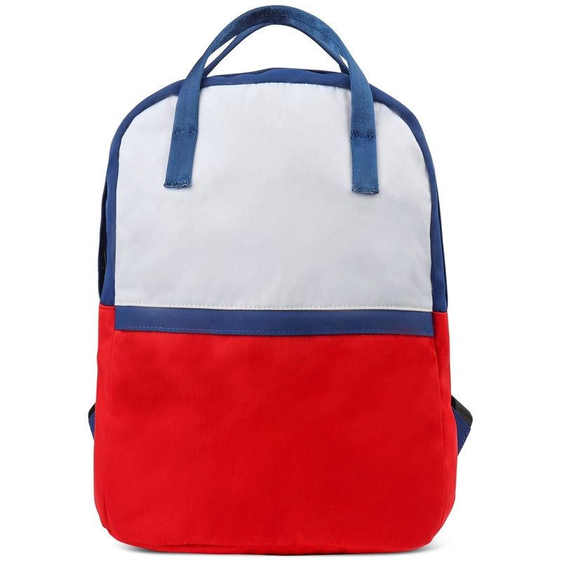 Club Room Mens Colorblock Laptop Backpack White Red