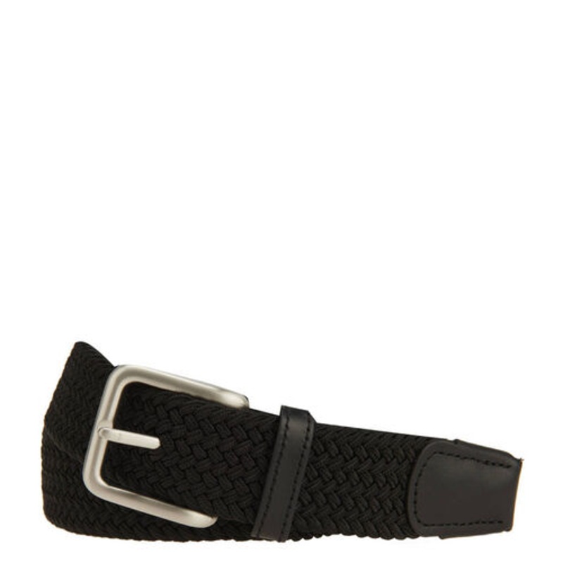 Jackspring Noos Mens Woven Belt Black 95cm