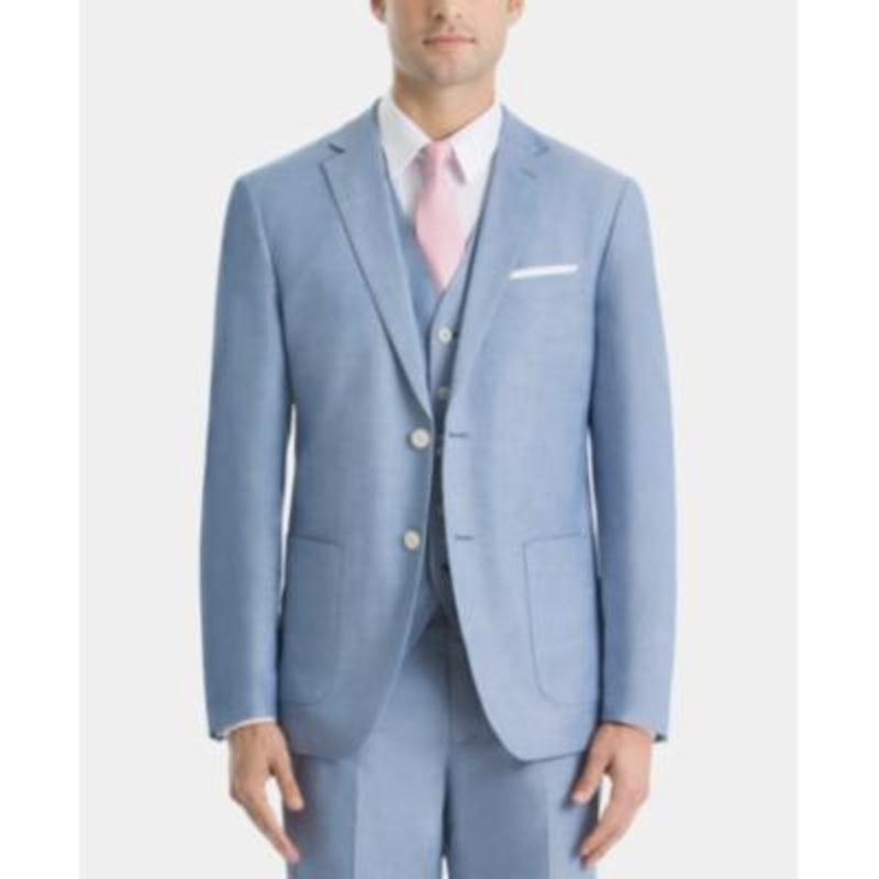 Lauren by Ralph Lauren Mens Suit Seperate Blazer Light Blue 40S