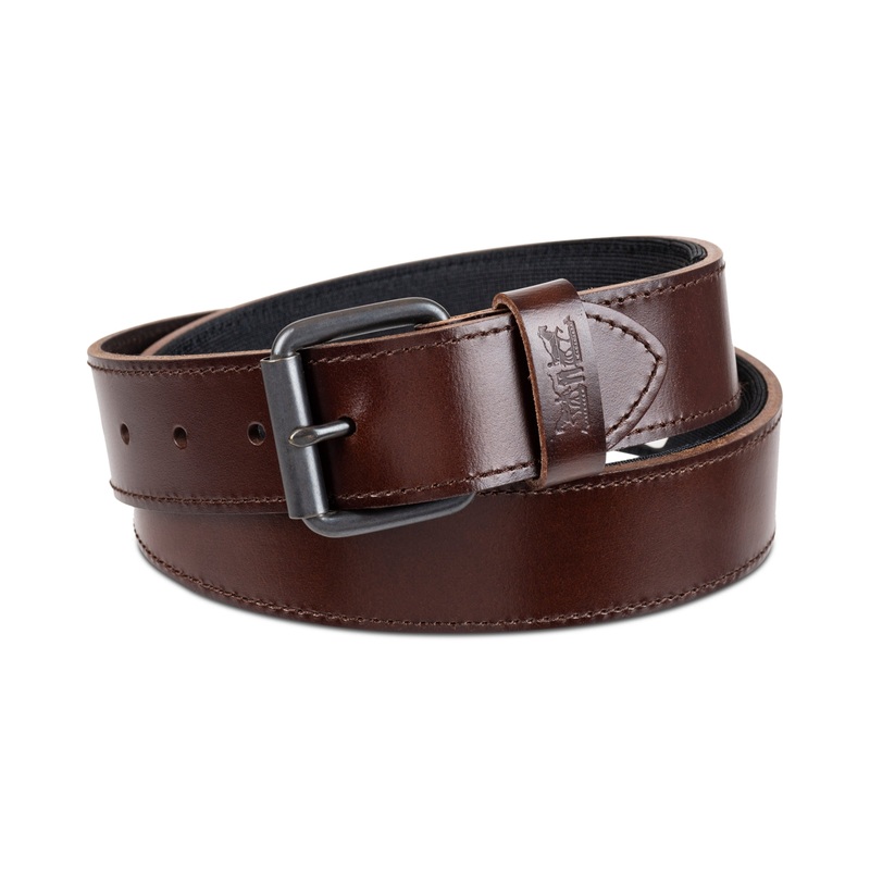 Levi's Men's Classic Leather Workwear Belt Brown Large 38 40