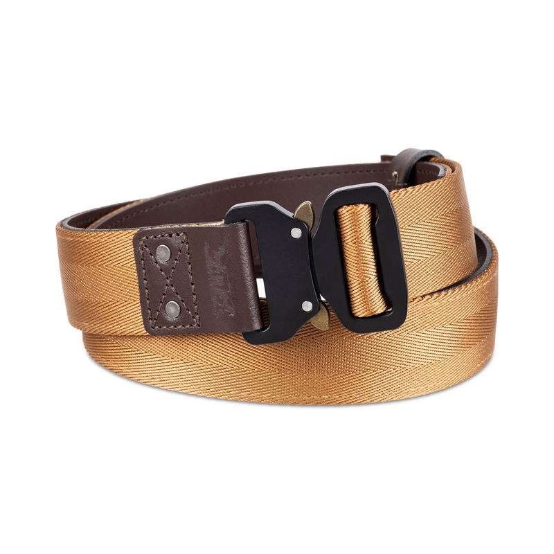 Levi's Men's Adjustable Workwear Web Belt Brown Medium 34 36
