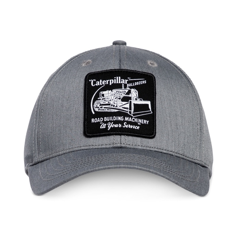 Caterpillar Men's Foundation Schematics Trucker Hat Heather Grey